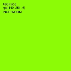 #8CFB06 - Inch Worm Color Image